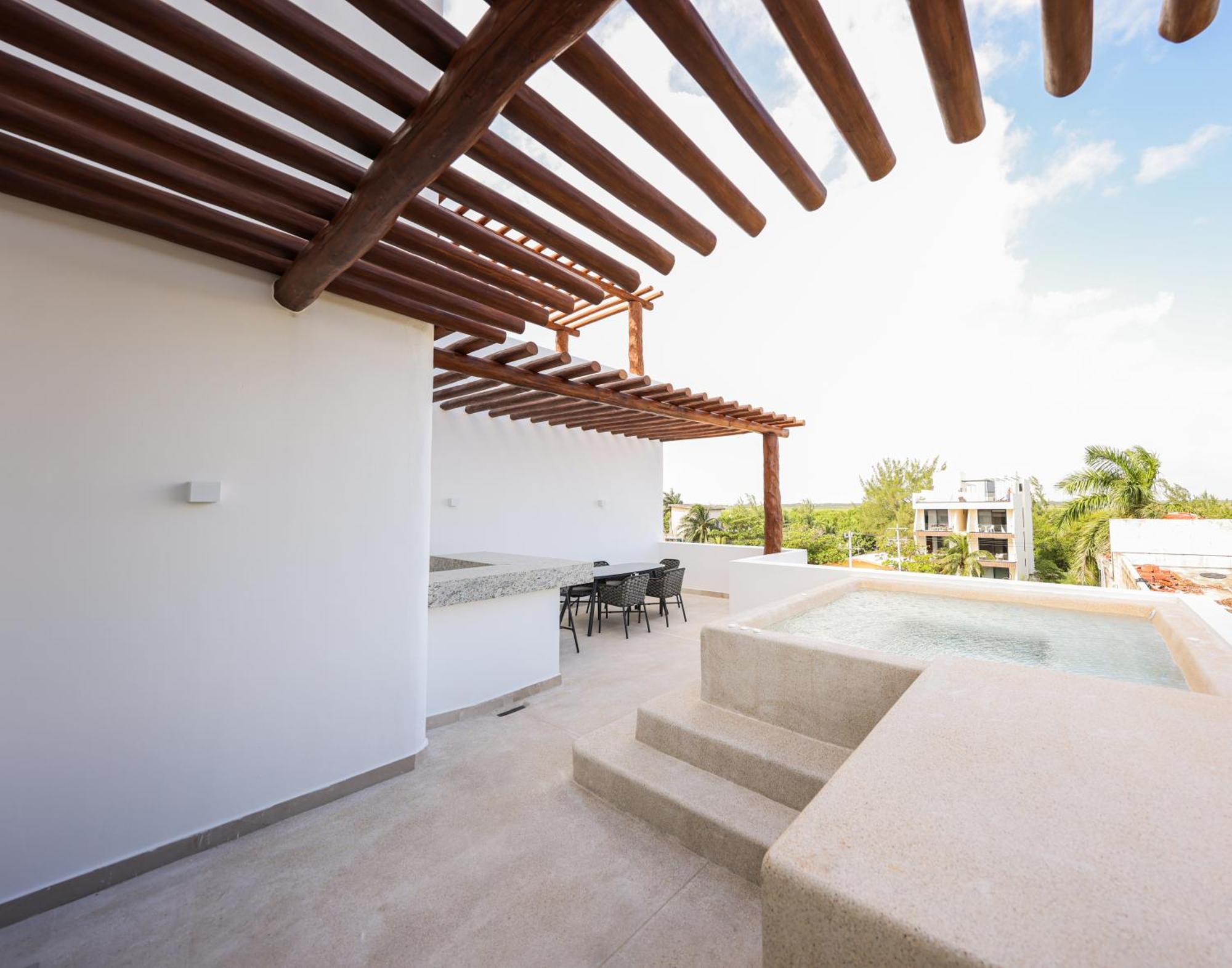 Porto Blu Apartment Puerto Morelos Luaran gambar